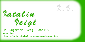 katalin veigl business card